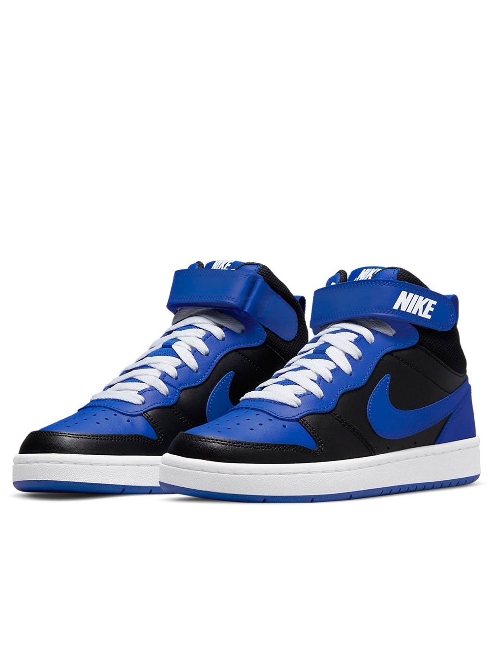 Nike Kids Court Borough Mid 2 'Black Game Royal' - Picture 4 of 6